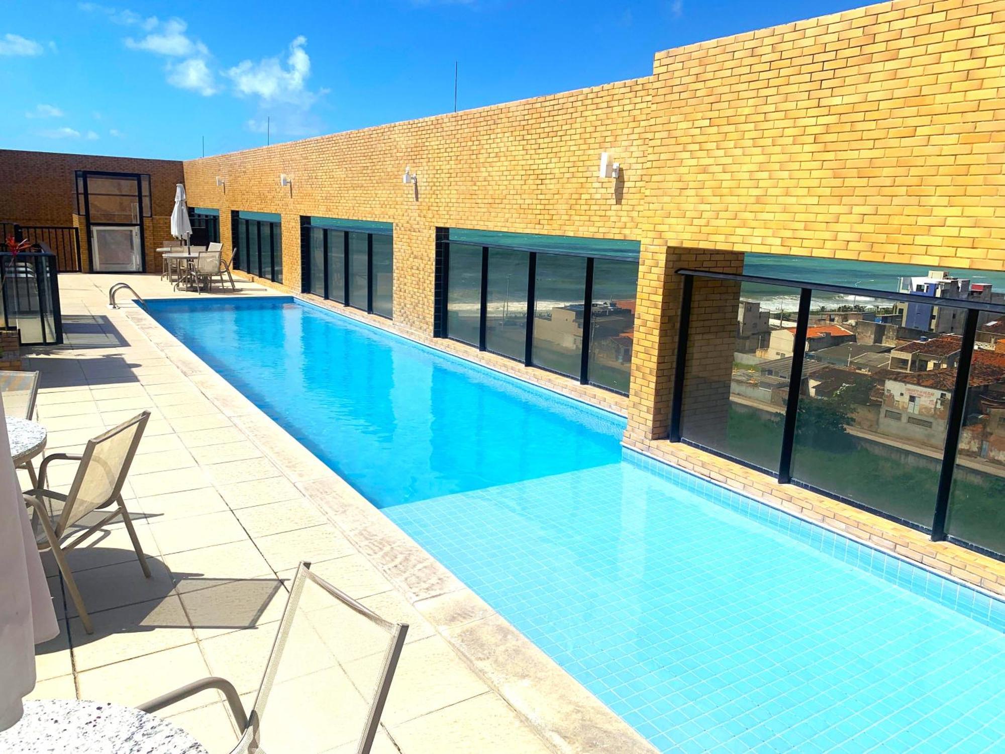 Apartamento 50M Praia- Piscina - Vista Mar - Academia - Maceió Eksteriør bilde