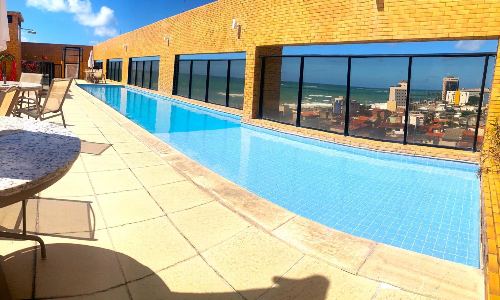 Apartamento 50M Praia- Piscina - Vista Mar - Academia - Maceió Eksteriør bilde