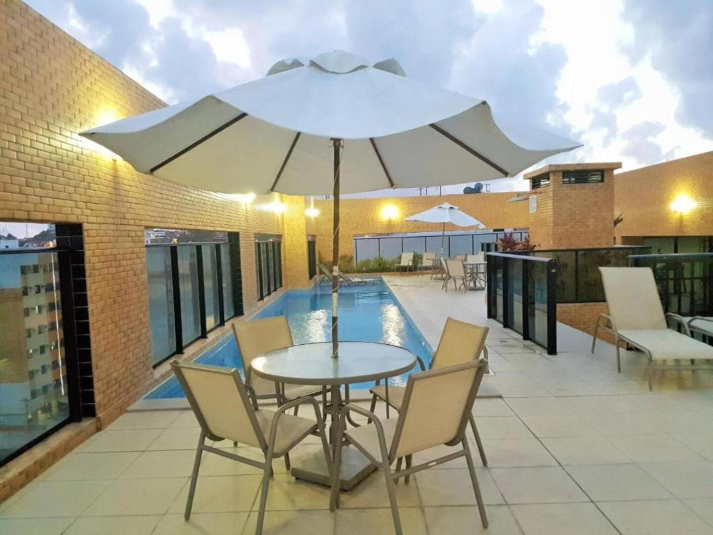 Apartamento 50M Praia- Piscina - Vista Mar - Academia - Maceió Eksteriør bilde