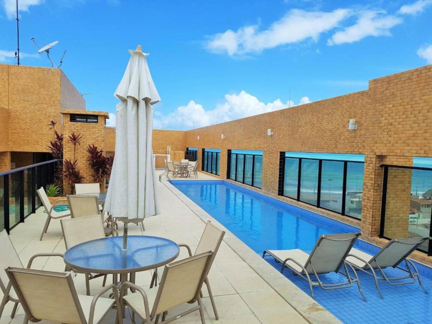 Apartamento 50M Praia- Piscina - Vista Mar - Academia - Maceió Eksteriør bilde
